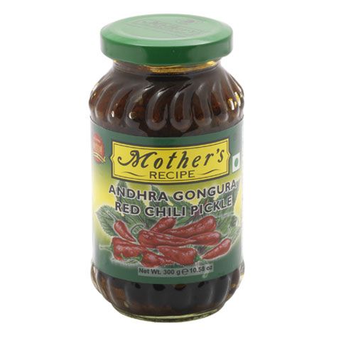 Mother's Gongura Red Chilli Pickle 300 GM (Texas)