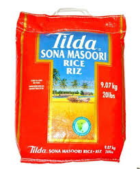 Tilda Sona Masoori Rice 20 LB : IL