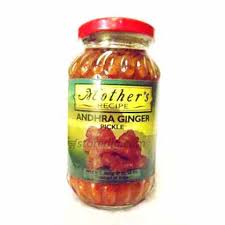 Mother's Andhra Ginger Pickle with Garlic 300 GM : IL