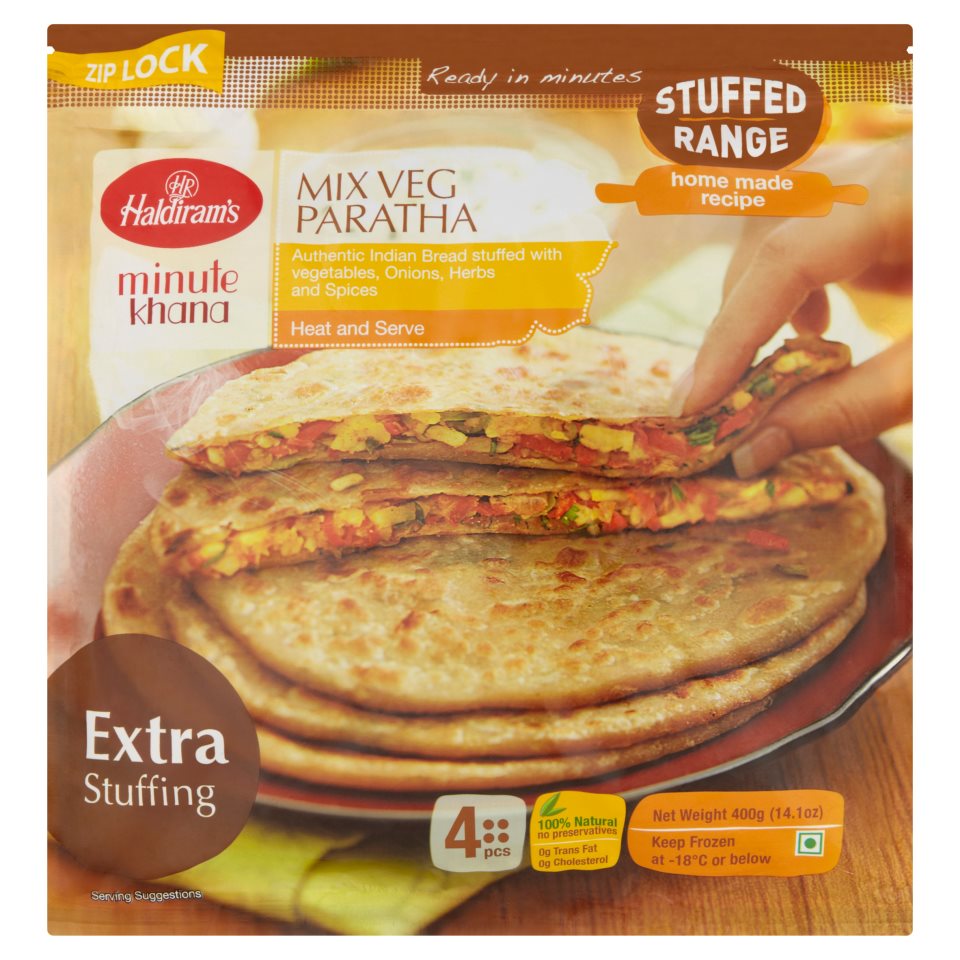 Haldirams Mix Veg Paratha (Texas)